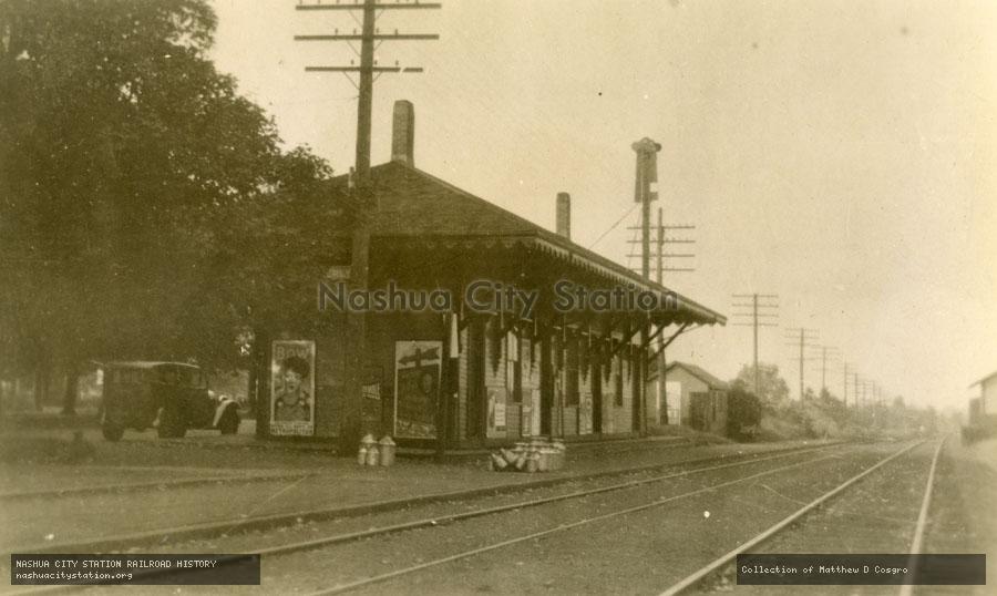 Postcard: Railroad Station, North Beverly, Massachusetts